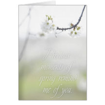 Precious moment of Spring Card