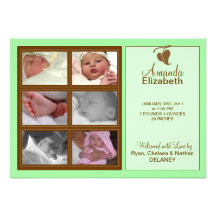 Precious Moments Birth Announcement