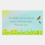 Precious Moments Butterflies Quote Stickers