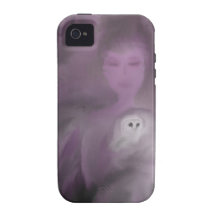 Precious Owl Angel Case-Mate iPhone 4 Cases