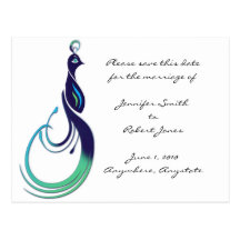 Precious Peacock Post Cards