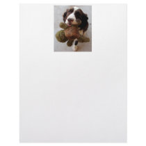 Precious Puppy Personalized Letterhead