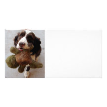 Precious Puppy Photo Card Template