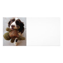Precious Puppy Photo Card Template