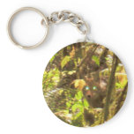 Predator in the Brush Woods Nature Photography Art Keychains