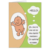 Pregnancy Announcement Greeting Card