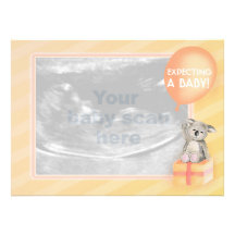 Pregnancy Announcement orange koala card