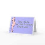 Pregnancy Pregnant Announcement Paper Card
