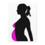Pregnancy Silhouette Design Post Card