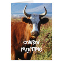 Pregnancy Weight - Cowboy Parenting Greeting Cards