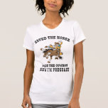 Pregnant Cowgirl Maternity T-Shirt