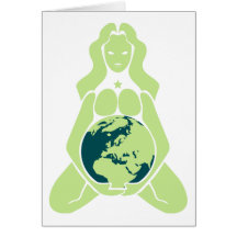 Pregnant Goddess Earth Variation Europe Cards