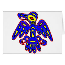 Prehistoric Cave Art Bird Greeting Cards