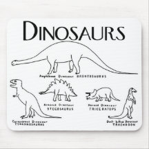 Prehistoric Dinosaur Mousepad