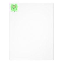 Prehnite Butterfly Princess Custom Letterhead