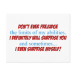 Prejudge postcards