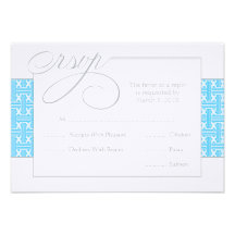 Premier bleu de communion ou de baptême RSVP | Invitation Personnalisée