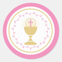 Premier joint d'enveloppe de communion ou autocoll