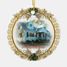 Premier Noël en nouvel ornement à la maison