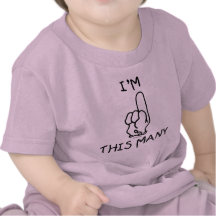 Premier T-shirt d'anniversaire