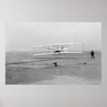 Premier vol réussi de l'insecte de Wright Affiches