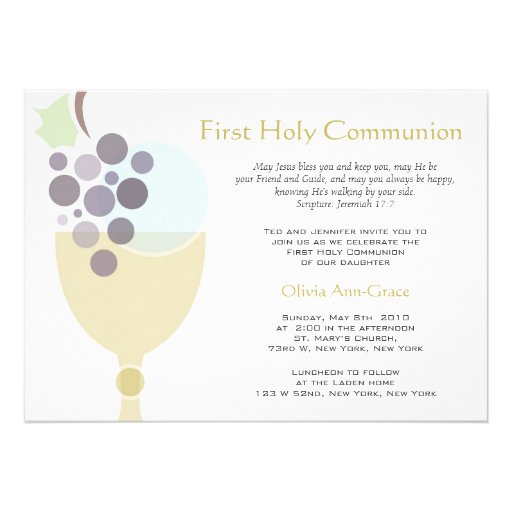 Première communion bristol personnalisé