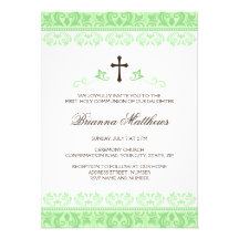 Première confirmation de sainte communion de dente cartons d'invitation personnalisés