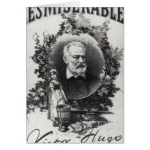 Première édition de Titlepage de 'Les Miserables Cartes De Vœux