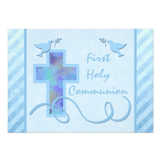 Première invitation de sainte communion pour un ga