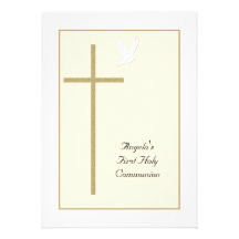 Premières invitations de sainte communion -- Croix