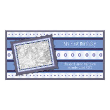 Premiers souvenirs d'anniversaire mon ęr carte pho modèle pour photocarte