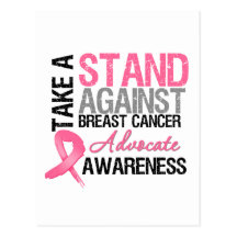 Prenez une position contre le cancer du sein cartes postales