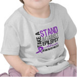 Prenez une position contre l'épilepsie t-shirts