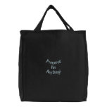 Prepared for Anything! Embroidered Bag