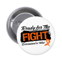 Préparez pour le Cancer orange de rein de ruban de Badge Avec Épingle