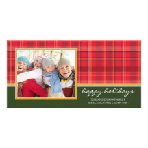 PREPPY PLAID HOLIDAY | HOLIDAY PHOTO CARD
