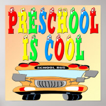 Preschool Cool Bus Poster