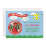 Preschool Graduation Photo Invitation