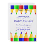 Preschool or Kindergarten Graduation Announcement invitations