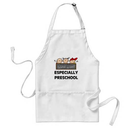 Preschool School is Cool Tshirts and Gifts Aprons