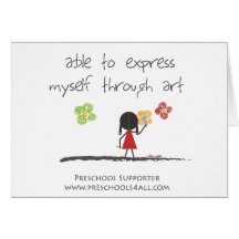 Preschool Teacher Comments Greeting Cards