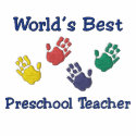 Preschool Teacher Tees - Customizable embroidered shirts