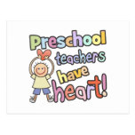 Preschool Teachers Have Heart Postcard