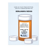 Prescription Bottle Pharmacist Graduation Invitati Custom Announcements