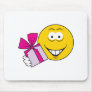 Present Smiley Face Mouse Pads