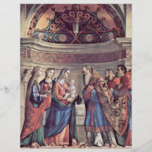 Presentation Of Jesus In The Temple By Carpaccio Personalized Flyer