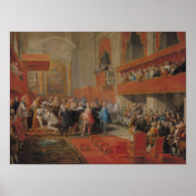 Presentation of Order of Holy Spirit to Prince Poster