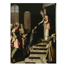 Presentation of the Virgin in the Temple Postcard