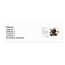 Présentez votre attitude ! modèles de cartes de visite