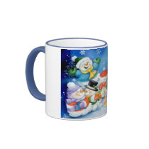 Presents For the Frosty Family Coffee Mugs